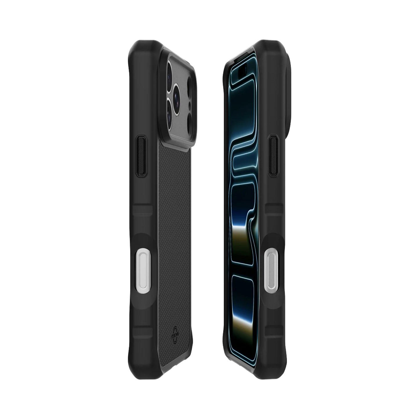 Estuche Itskins Hybrid R Nylon con magsafe para iPhone 17 Pro - Negro