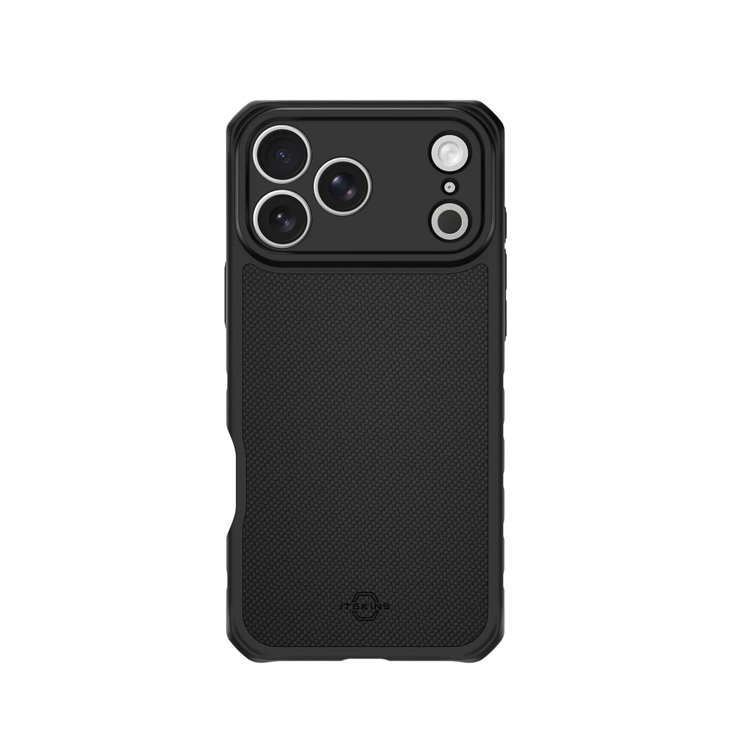 Estuche Itskins Hybrid R Nylon con magsafe para iPhone 17 Pro Max - Negro