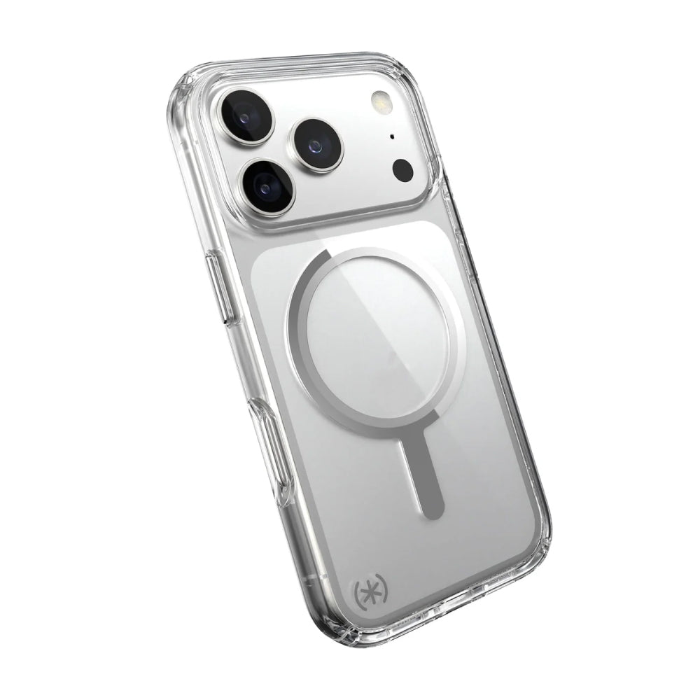 Estuche Speck Presidio Perfect con magsafe para iPhone 17 Pro - Transparente