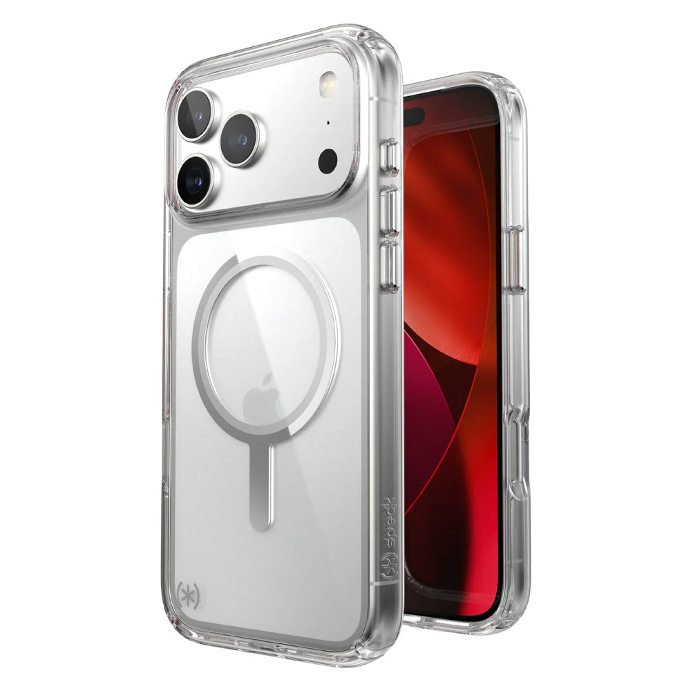 Estuche Speck Presidio Perfect con magsafe para iPhone 17 Pro Max - Transparente