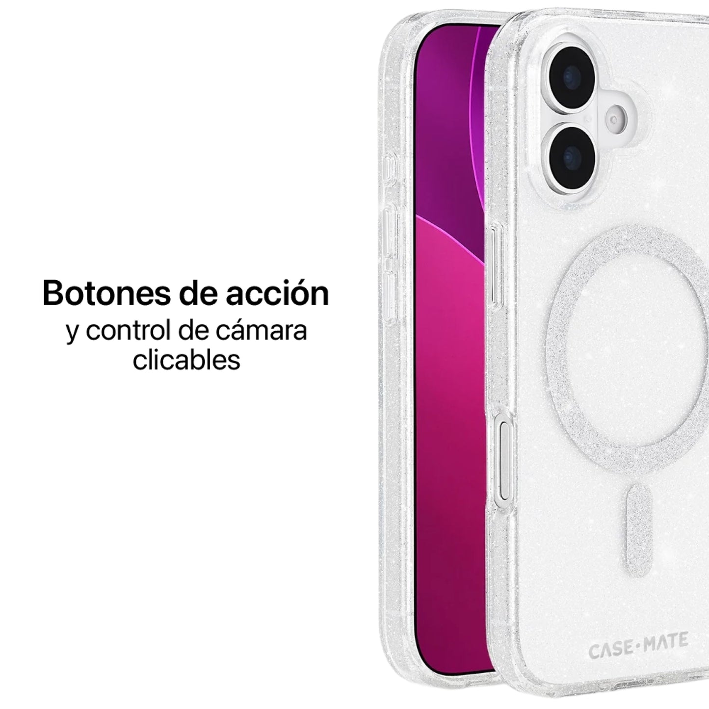 Estuche Case Mate con magsafe para iPhone 17 - Transparente