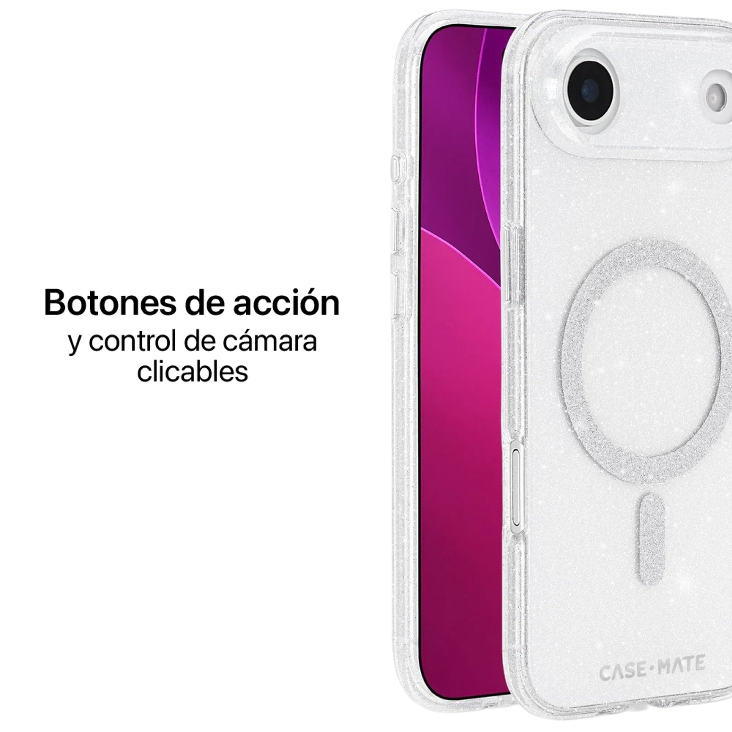 Estuche Case Mate con magsafe para iPhone Air - Transparente