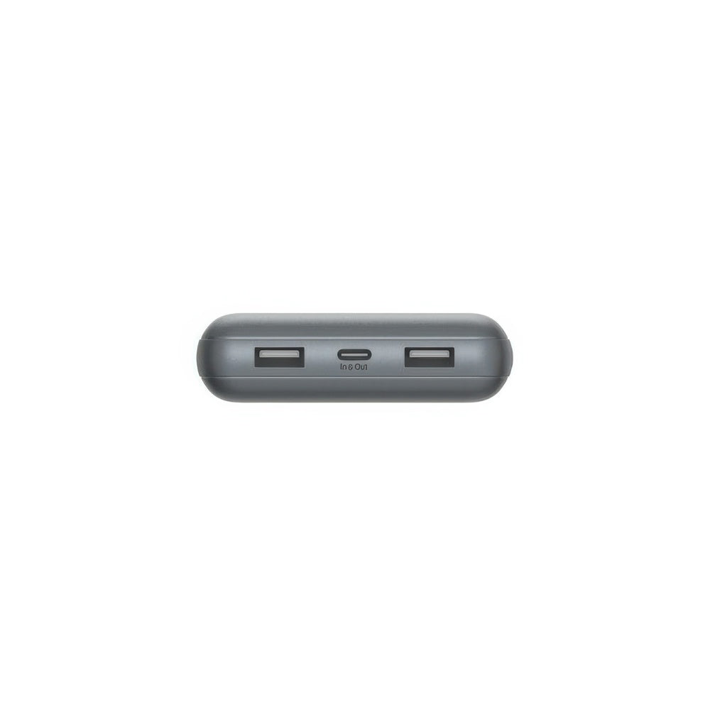 Batería Belkin Power Bank 20,000mAh con cable integrago USB-A/C 15W - Gris