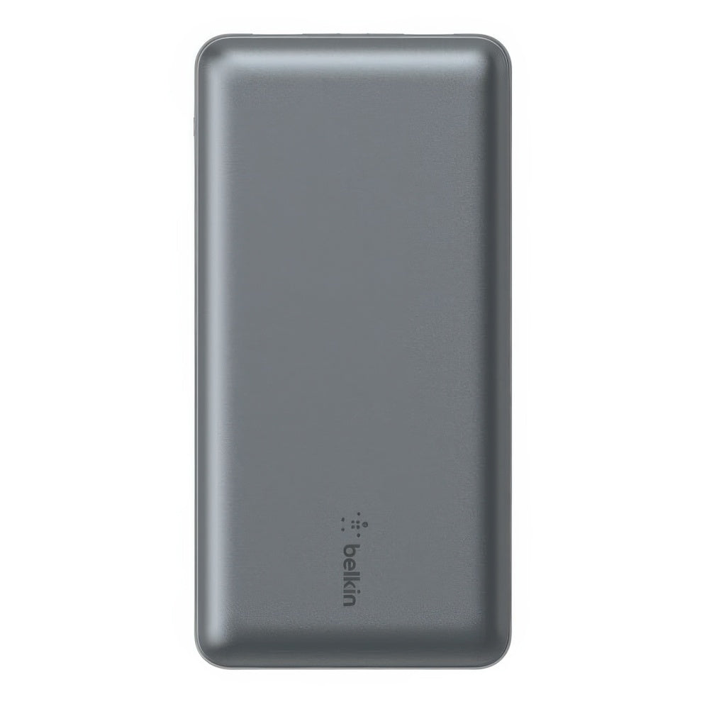 Batería Belkin Power Bank 20,000mAh con cable integrago USB-A/C 15W - Gris