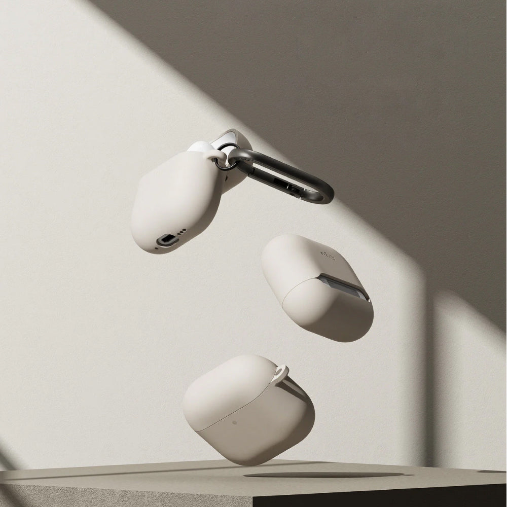 Estuche Ringke Silicon AirPods 4 - Beige