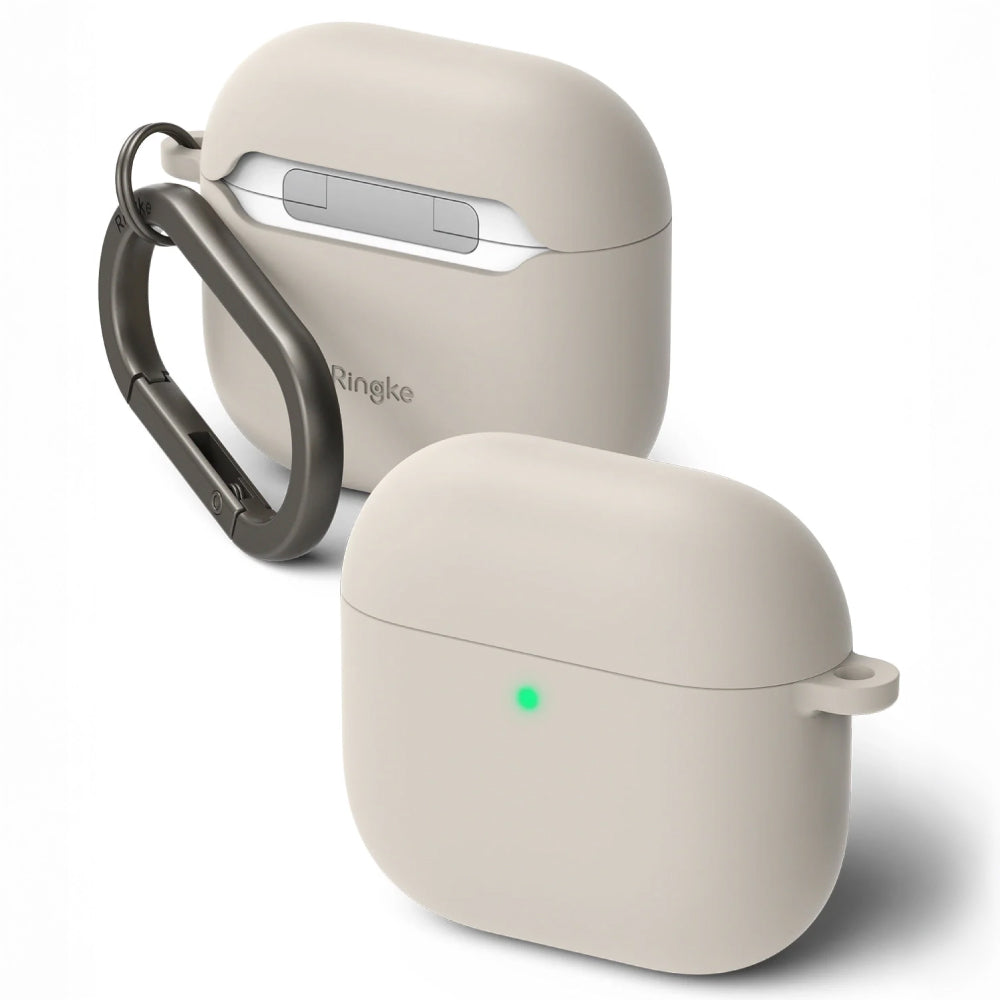 Estuche Ringke Silicon AirPods 4 - Beige