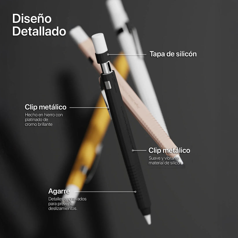 Estuche Ringke Silicone Drafting para Apple Pencil USB-C - Negro
