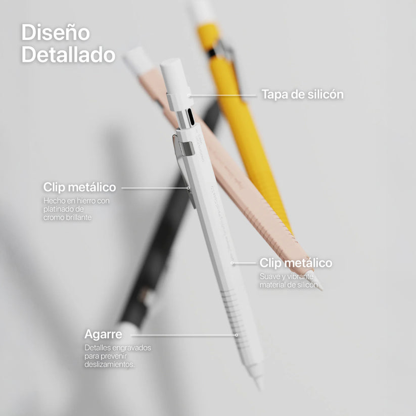 Estuche Ringke Silicone Drafting para Apple Pencil USB-C - Blanco