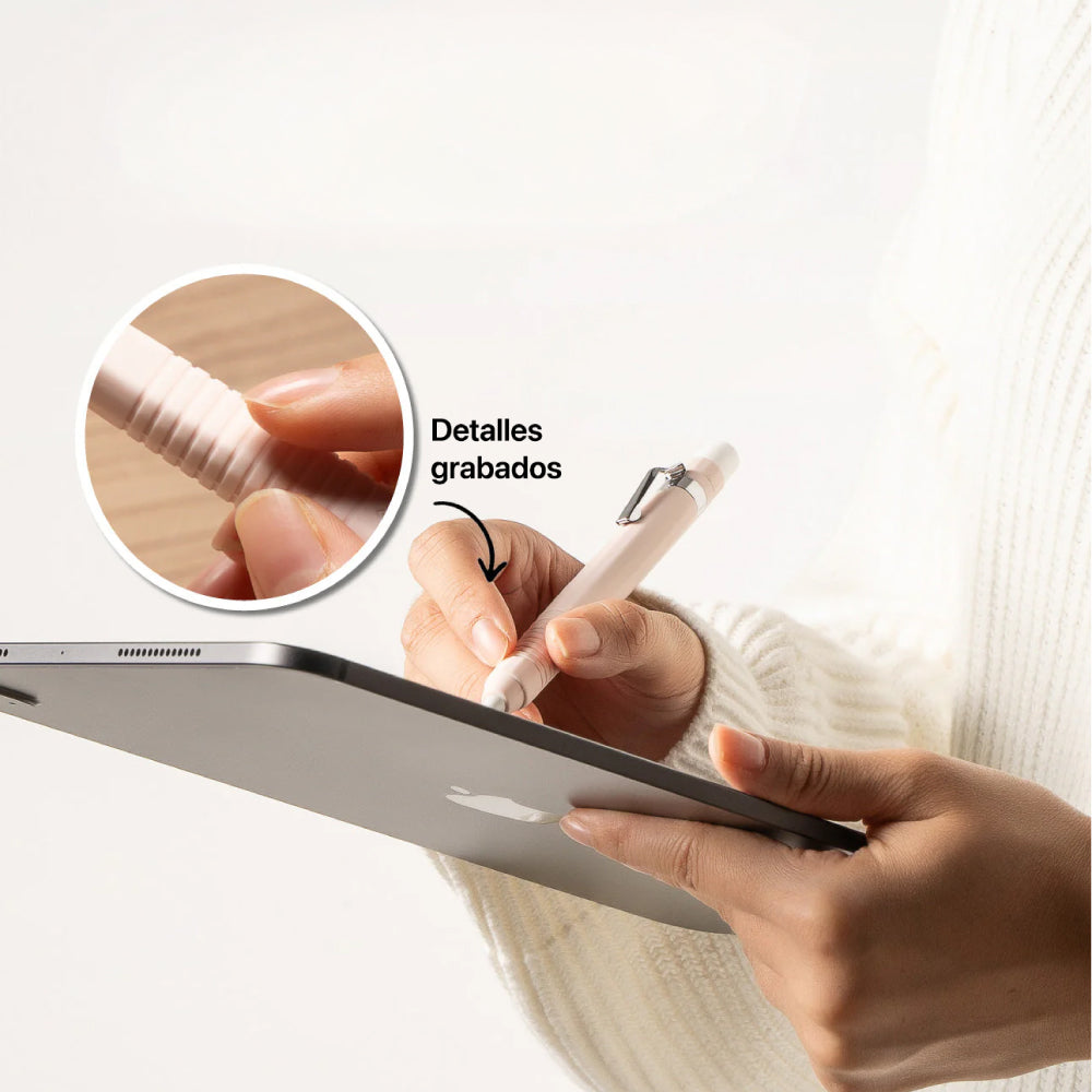 Estuche Ringke Silicone Drafting para Apple Pencil USB-C - Rosado