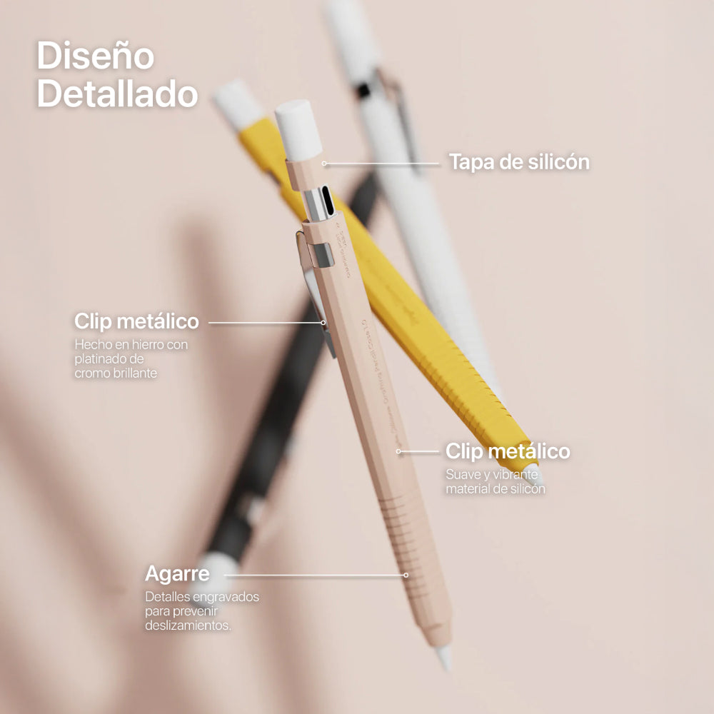 Estuche Ringke Silicone Drafting para Apple Pencil USB-C - Rosado