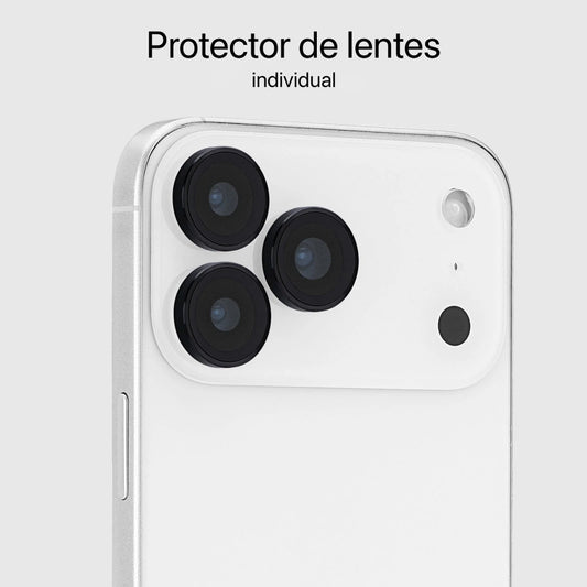 Protector para lente de cámara Case Mate con anillo de aluminio iPhone 17 Pro / Pro Max