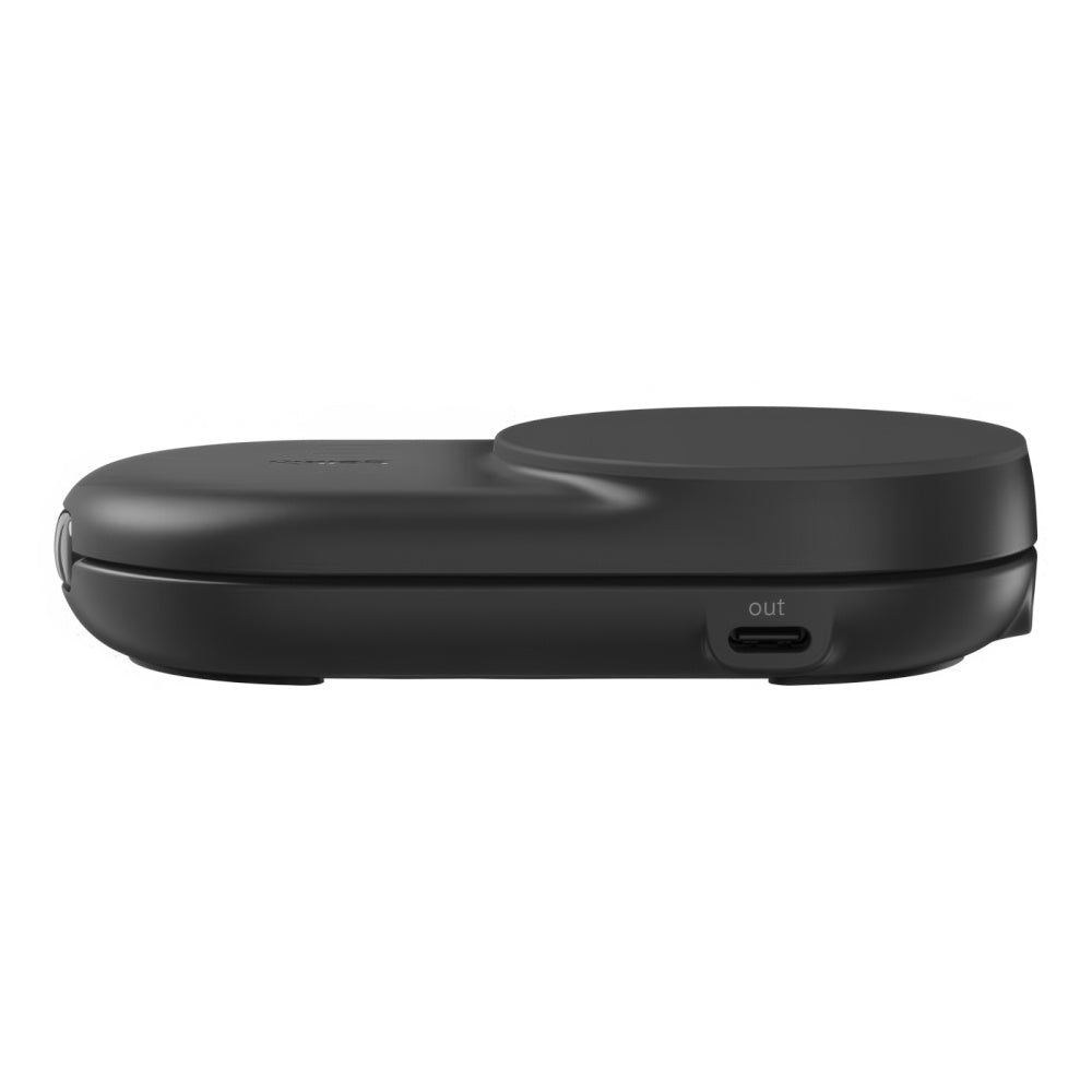 Base de carga Belkin Wireless 2 en 1 con Qi2 - Negro