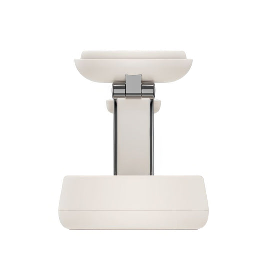 Base de carga Belkin Wireless 3 en 1 con Qi2 - Beige