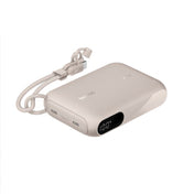 Batería Belkin portátil 10,000 mAh display con cable integrado - Beige