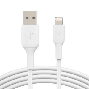 Cable Lightning A USB A BOOST↑CHARGE™ 3 M Blanco 2 ICon