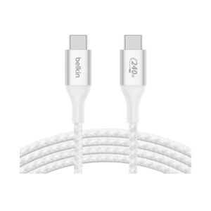 Productos Web Nov 2023 Part2 Cable Belkin Braided USB C A USB C 240W Blanco 2m 2 ICon